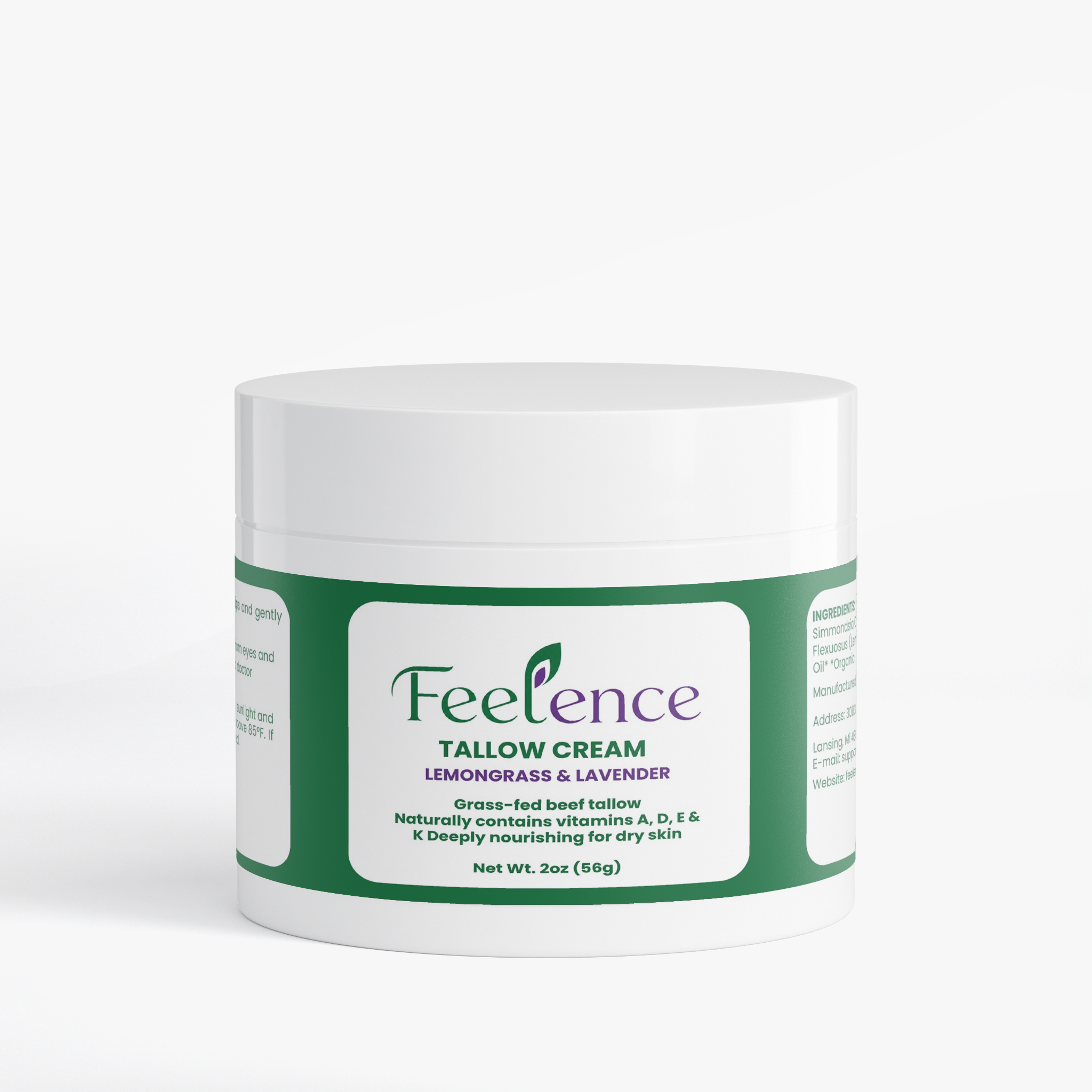 Tallow Cream Lemongrass & Lavender
